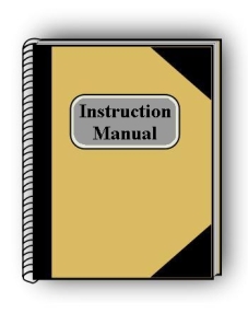instruction notebook