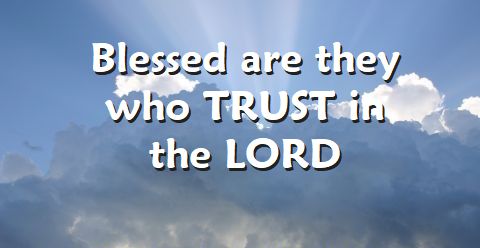 Trusting the LORD